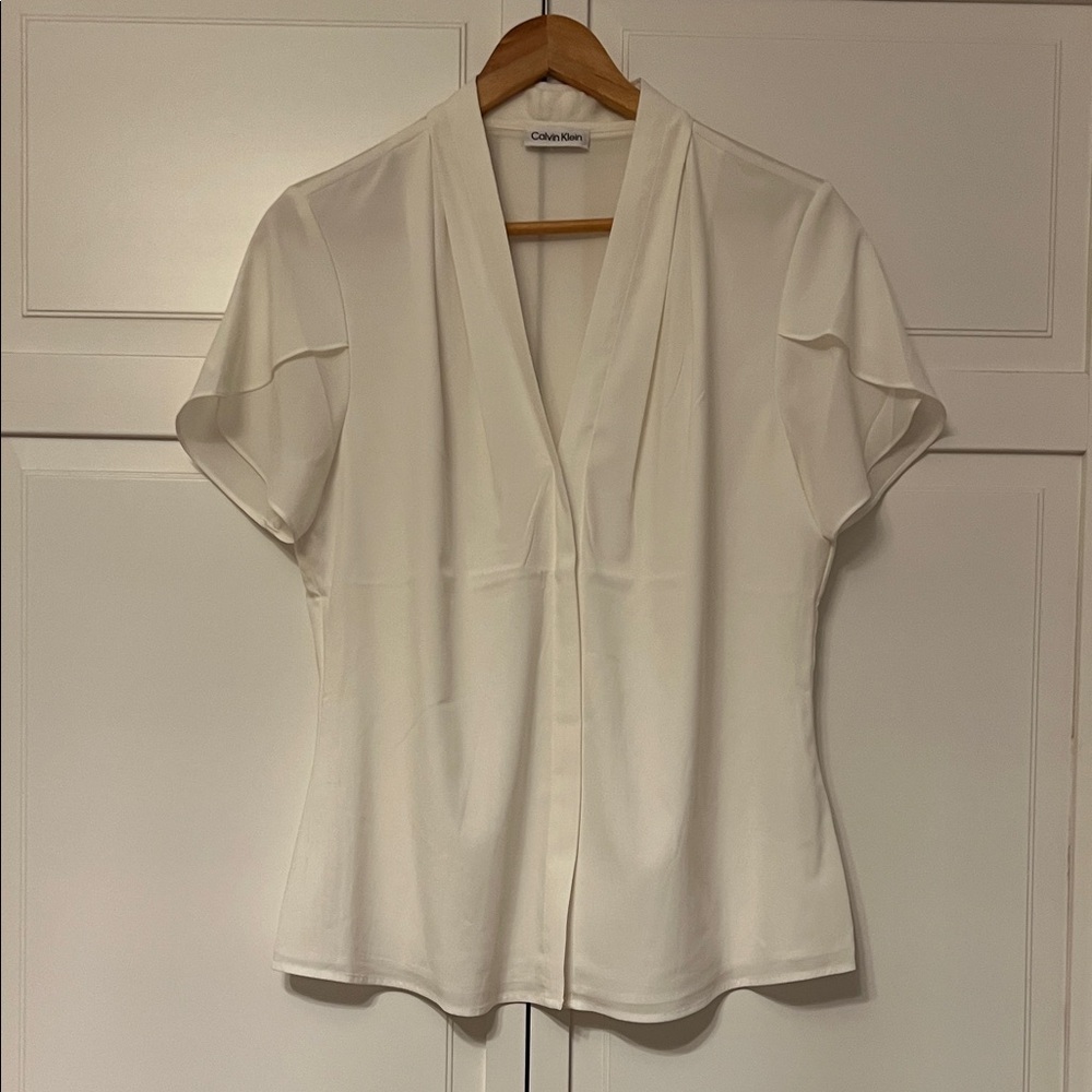 Calvin Klein Cream Blouse for Women